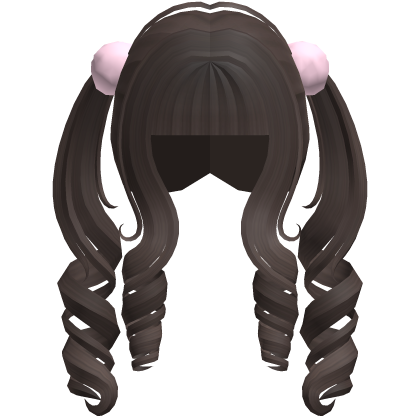 ♪ 〜 Cute Dark Brown Swirly Moe Anime Hair 