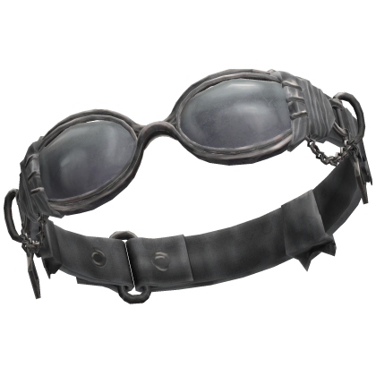 Vintage Steampunk Goggles - Silver