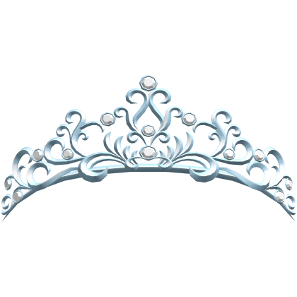 Starlit Royal Ice Queen Tiara - Blue/Silver