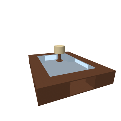 Giant Coffee Table w/ Lamp