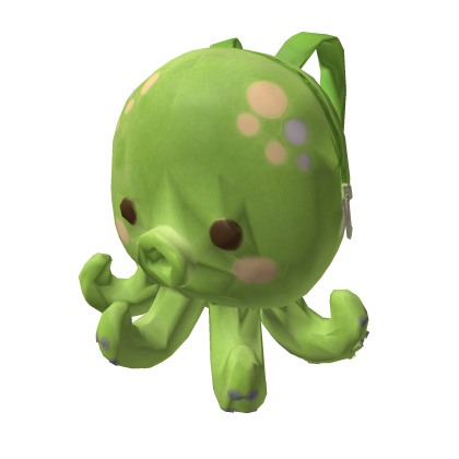 Cute Pastel Green Octopus Backpack Roblox item