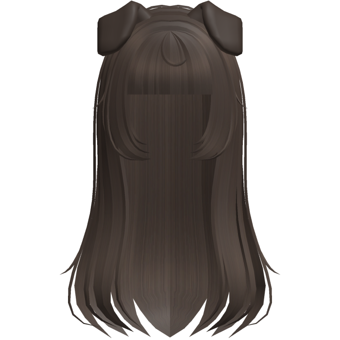 kawaii long soft puppy hair in caramel brown
