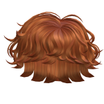 Orange Messy Boy Hair