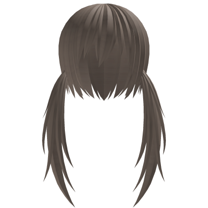 Long Choppy Anime Twintails (Milk Brown) Roblox item