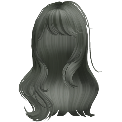 ♡ elegant long wavy hair (green) Roblox item
