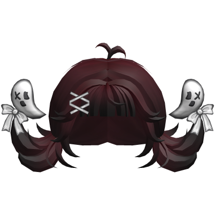 Red Skater Ghostie Pigtails