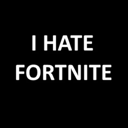I Hate Fortnite! Roblox group icon