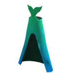 Mermaid Summer Dress Green and Blue