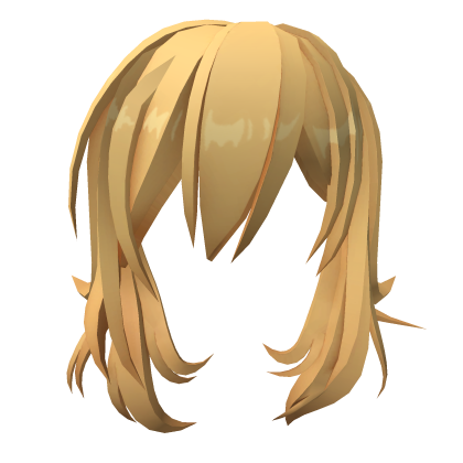 Blonde Fluffy Anime Bangs Roblox item
