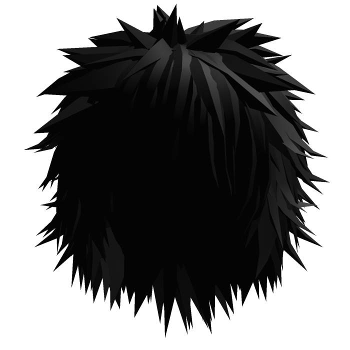 Black Spiky Emo Hair