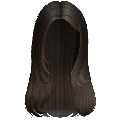 Preppy Soft Wavy Hair [Dark Brown w/Highlights] Roblox item