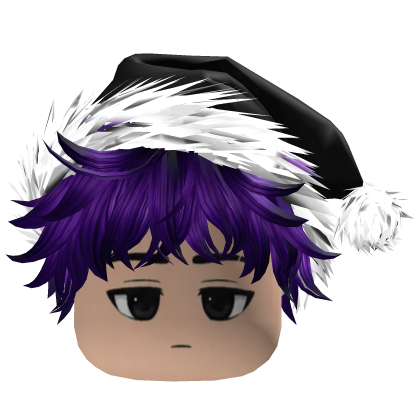 Violet Santa Hair Roblox item
