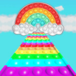 Escape Rainbow Pop it Obby Parkour 🌈 [Mega Easy]