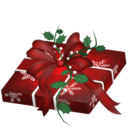 Christmas Present Costume Hat - Red/White