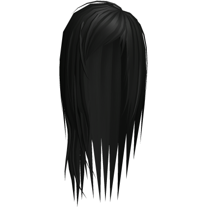 Black Long Straight Emo Girl Hair Vkei 108. Roblox item