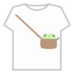 {aesthetic} frog in a bag!
