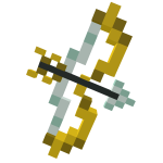 Golden Pixel Hunter Bow