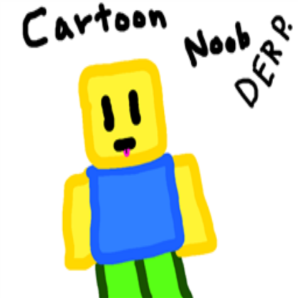 Cartoon Noob DERP. Roblox decal