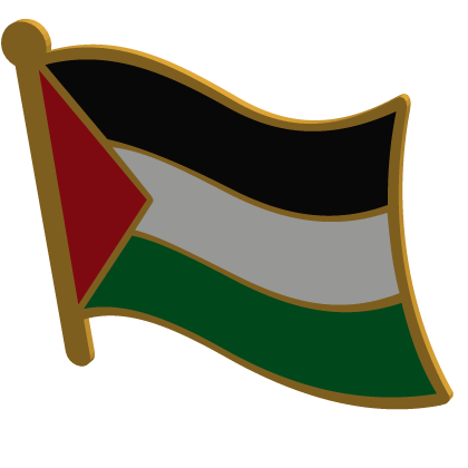 Palestine Flag Pin 