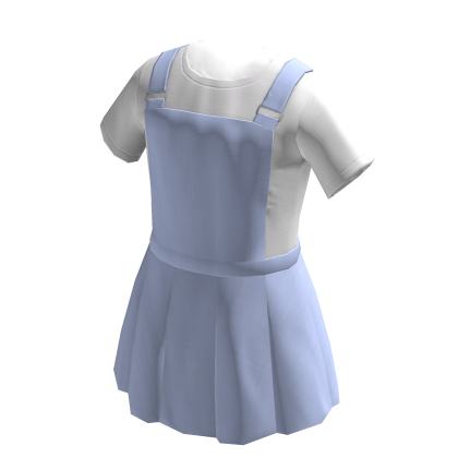 Blue Simple Overall Dress thumbnail