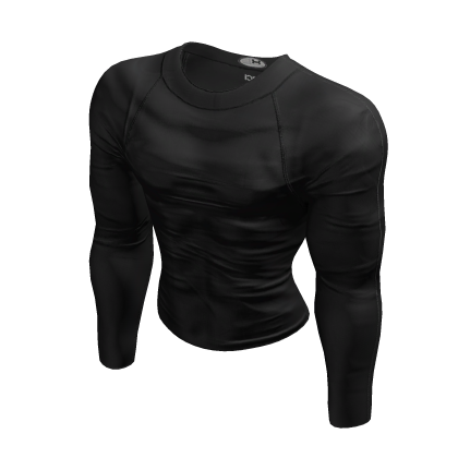 Tight Compression Long Sleeve Tee (Black)