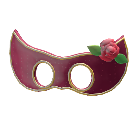 Velvet Rose Masquerade Mask