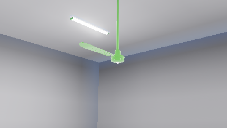 Wobbly ceiling fans room (For make videos) screenshot 3