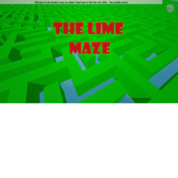 Lime maze. (Official game)