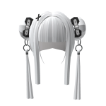 Japanese cute hair - White