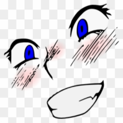 Anime Face Roblox decal