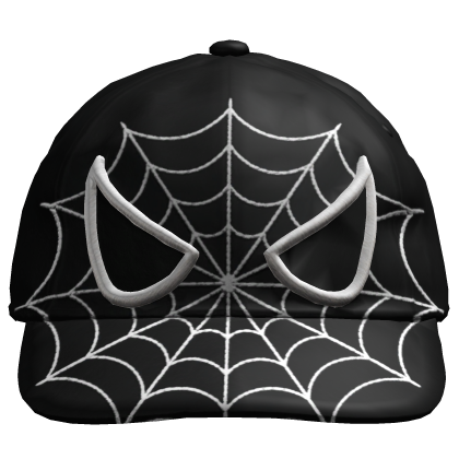 Black Spider Men Web Y2K Hat