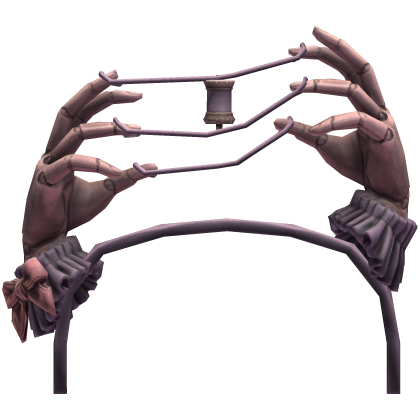 Dusty Pink Puppet Hand Headband Roblox item