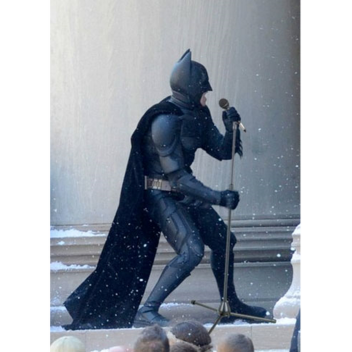 Karaoke with bat man