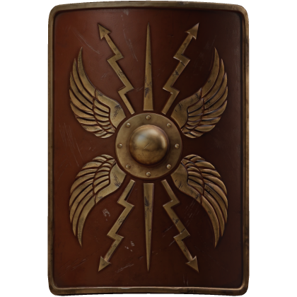 Brown Roman Back Shield