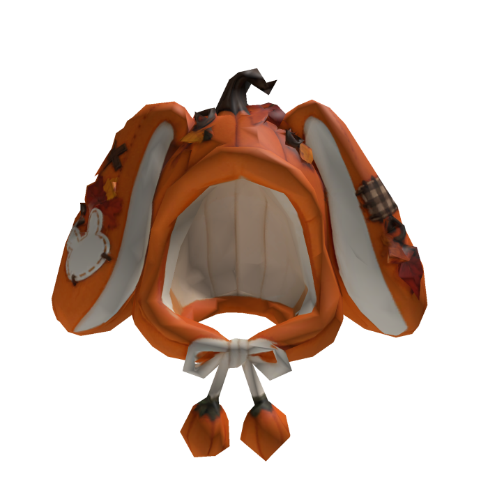 Pumpkin Patch Bunny Hood