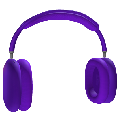 Purple Trendy Headphones Roblox item