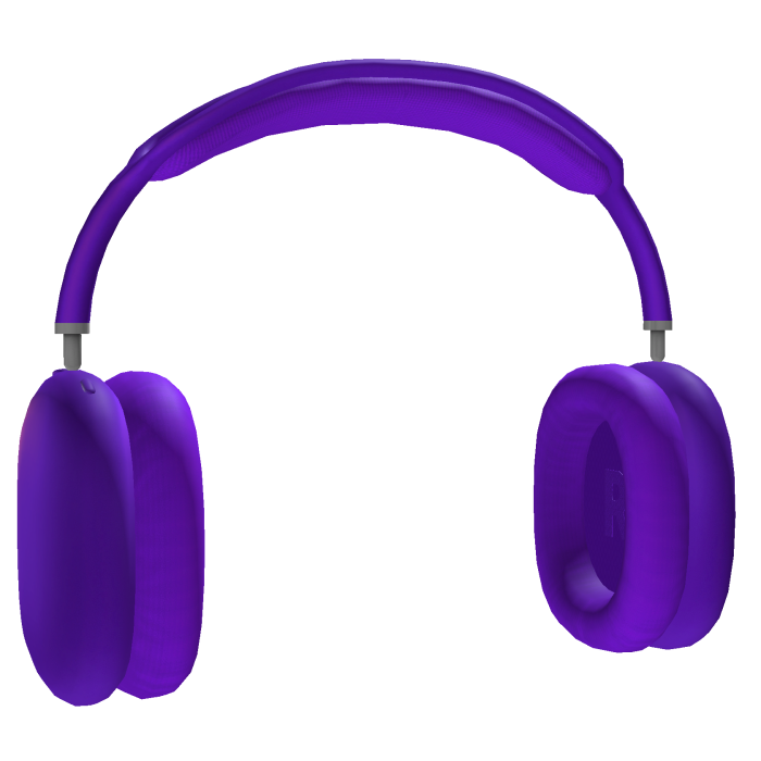 Purple Trendy Headphones