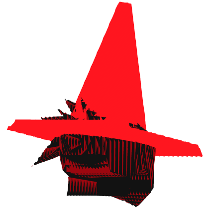 (⌛Animated + Limited) Red Black Cone Spiky Hair Roblox item
