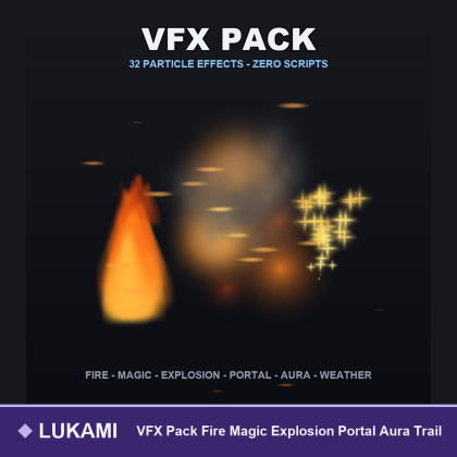 VFX Pack Fire Magic Explosion Portal Aura Trail