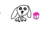 Cute puppy cupcake
