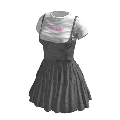 Pinafore Mini Dress (Booked By Gentle Cycle) thumbnail