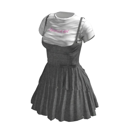 Pinafore Mini Dress (Booked By Gentle Cycle) | Roblox Item - Rolimon's