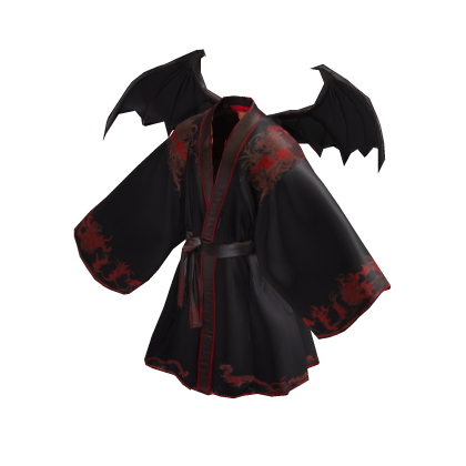 🩸 Infernal Winged Kimono [PBR]