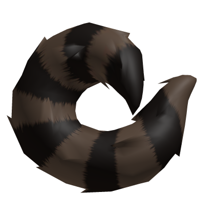 ♡ Big Fluffy Brown Raccoon Cat Tail ♡