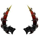 Flaming Tyrant Horns