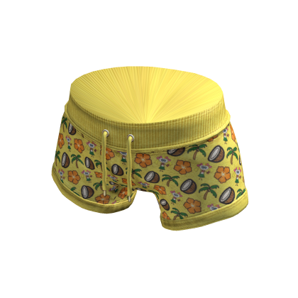 Retro/Vintage Shorts | Tropical Print thumbnail