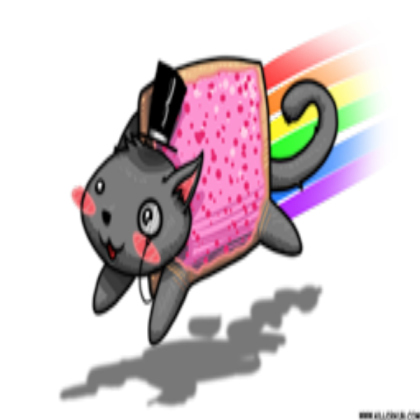 Top Hat Nyan Cat Roblox decal