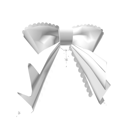 White Lace Back Ribbon