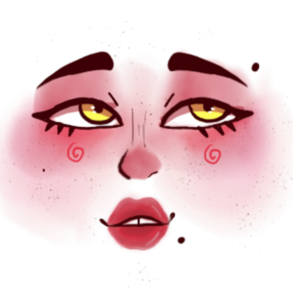 Pink face Roblox decal