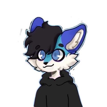 Frost Fox in Black Hoodie Roblox decal